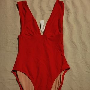 J Crew NWT red swimsuit size 6 one piece